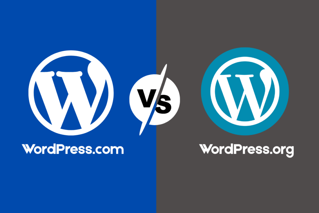 WordPress.org or WordPress.com